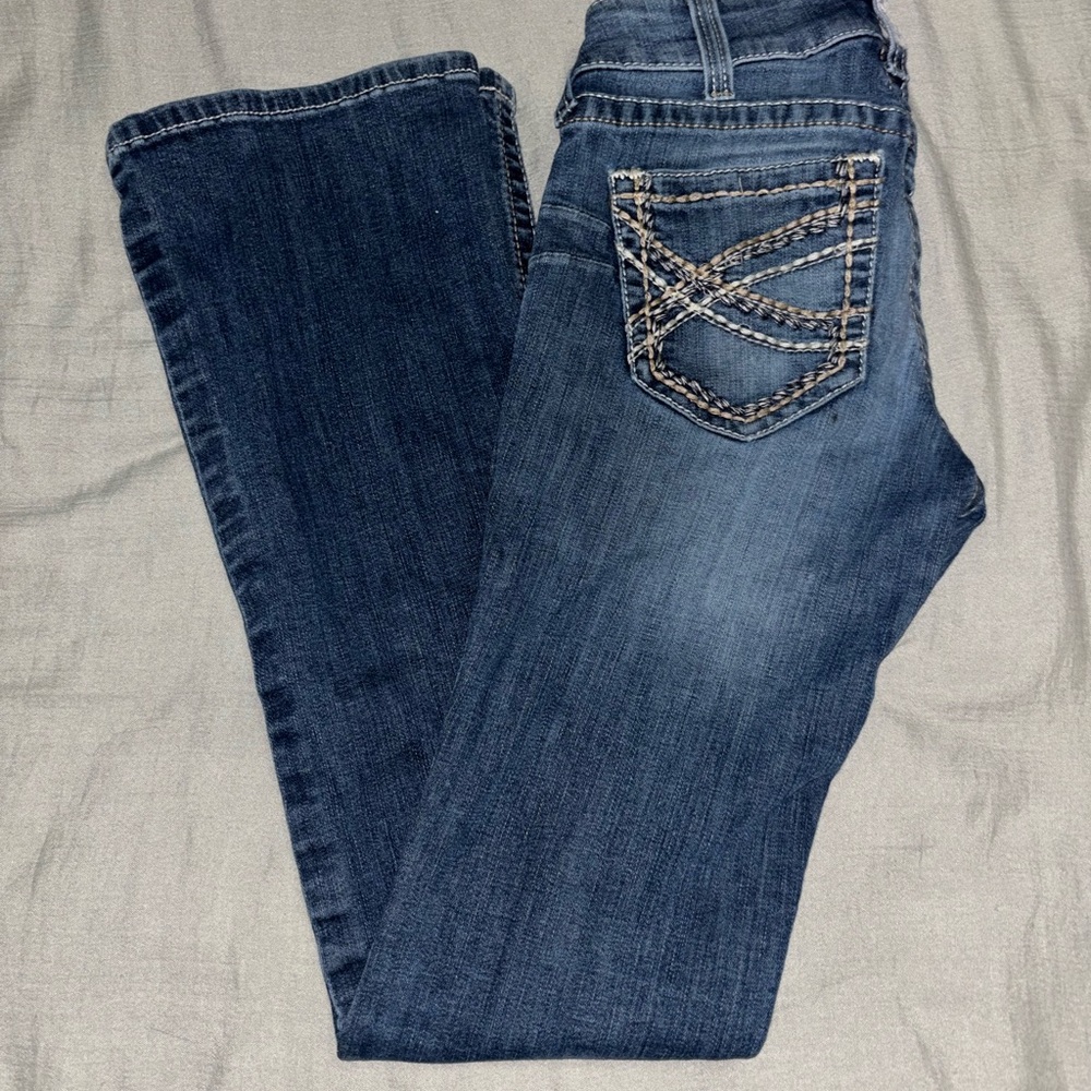 Ariat Women's Dark Blue Boot Cut Jeans